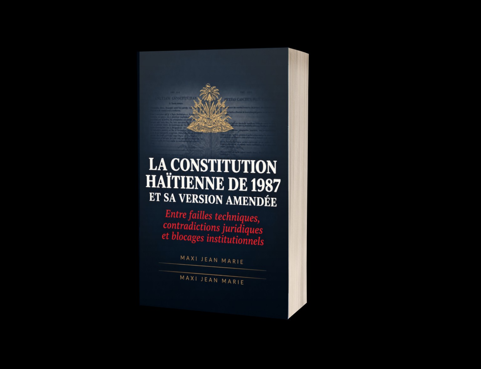 La Constitution haïtienne de 1987 et sa version amendée — liv Maxi Jean Marie